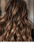 Balayage Caramelo con Babylights — Galería de estilos Intriago Hair Studio