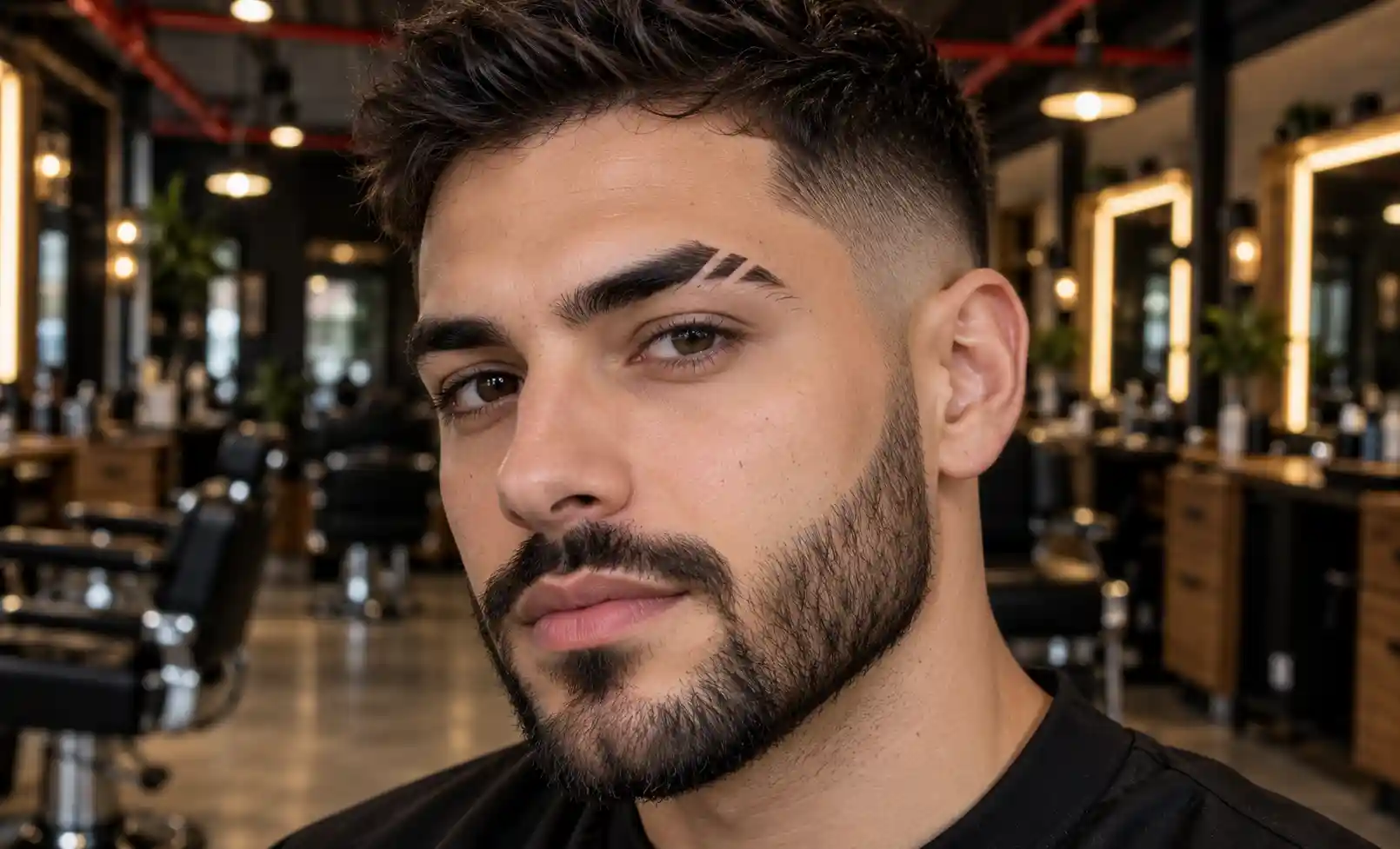 Diseño de Rayas en Cejas — Servicio Intriago Hair Studio