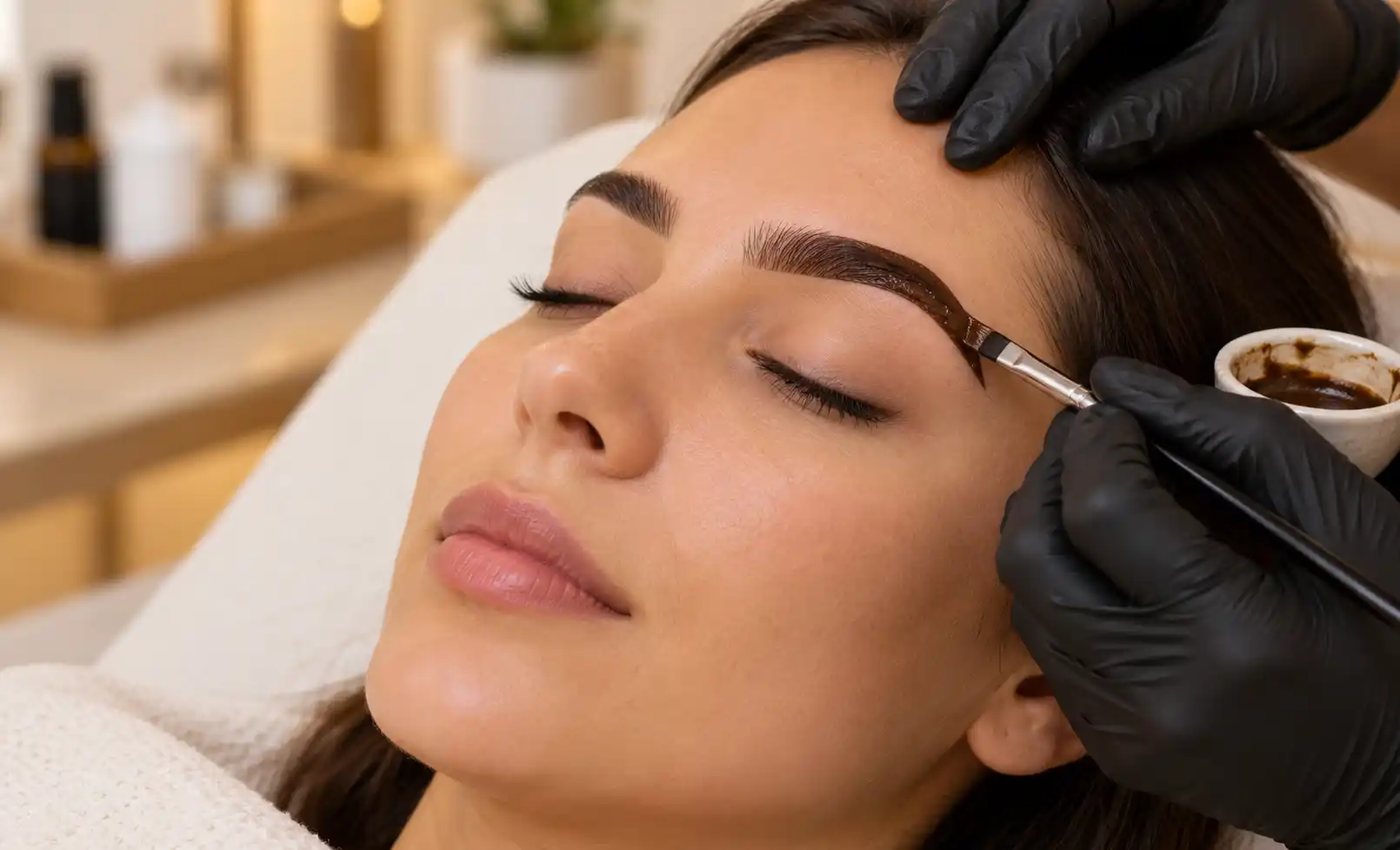 Pigmentación de Cejas con Henna — Servicio Intriago Hair Studio